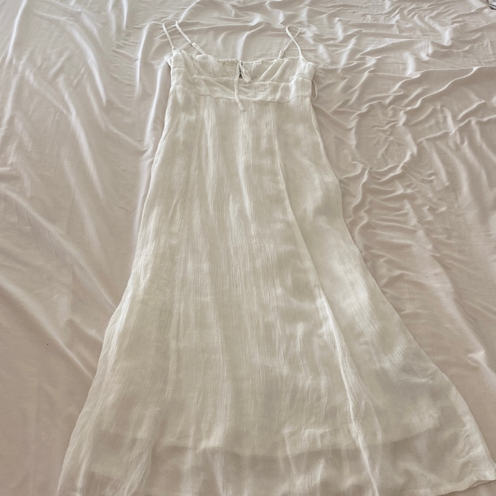 urban outfitters white maxi dress